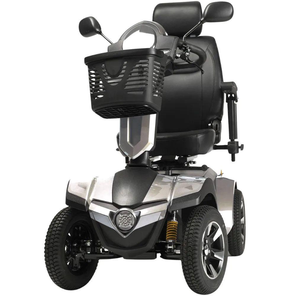Vermeiren Mercurius 4D akülü engelli scooter 40 km menzil 150 kg kapasite stabil sürüş dış mekan