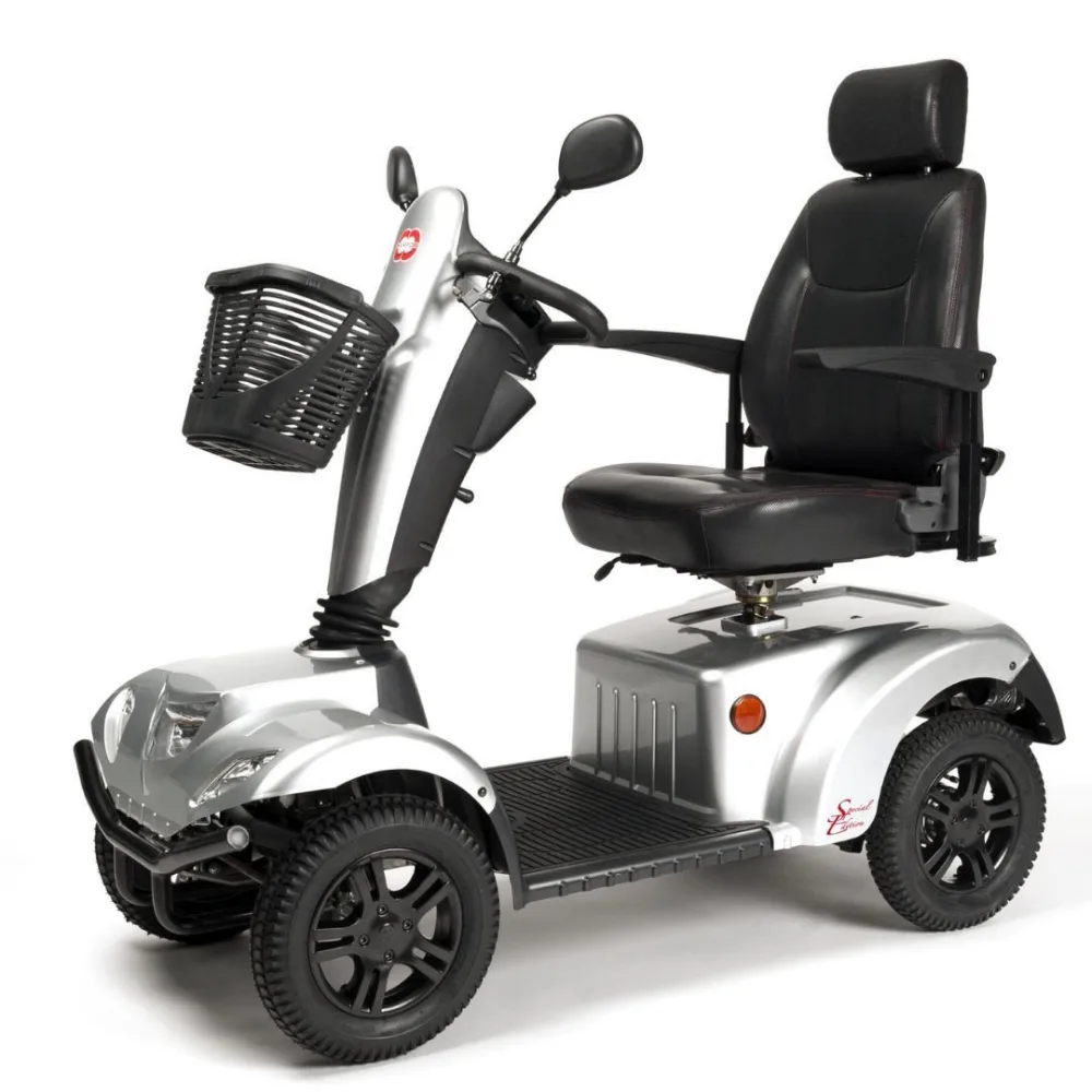 Vermerien Carpo 2 engelli yaşlı scooter büyük tekerlek şehir dış mekan güvenli sürüş 4 tekerlekli