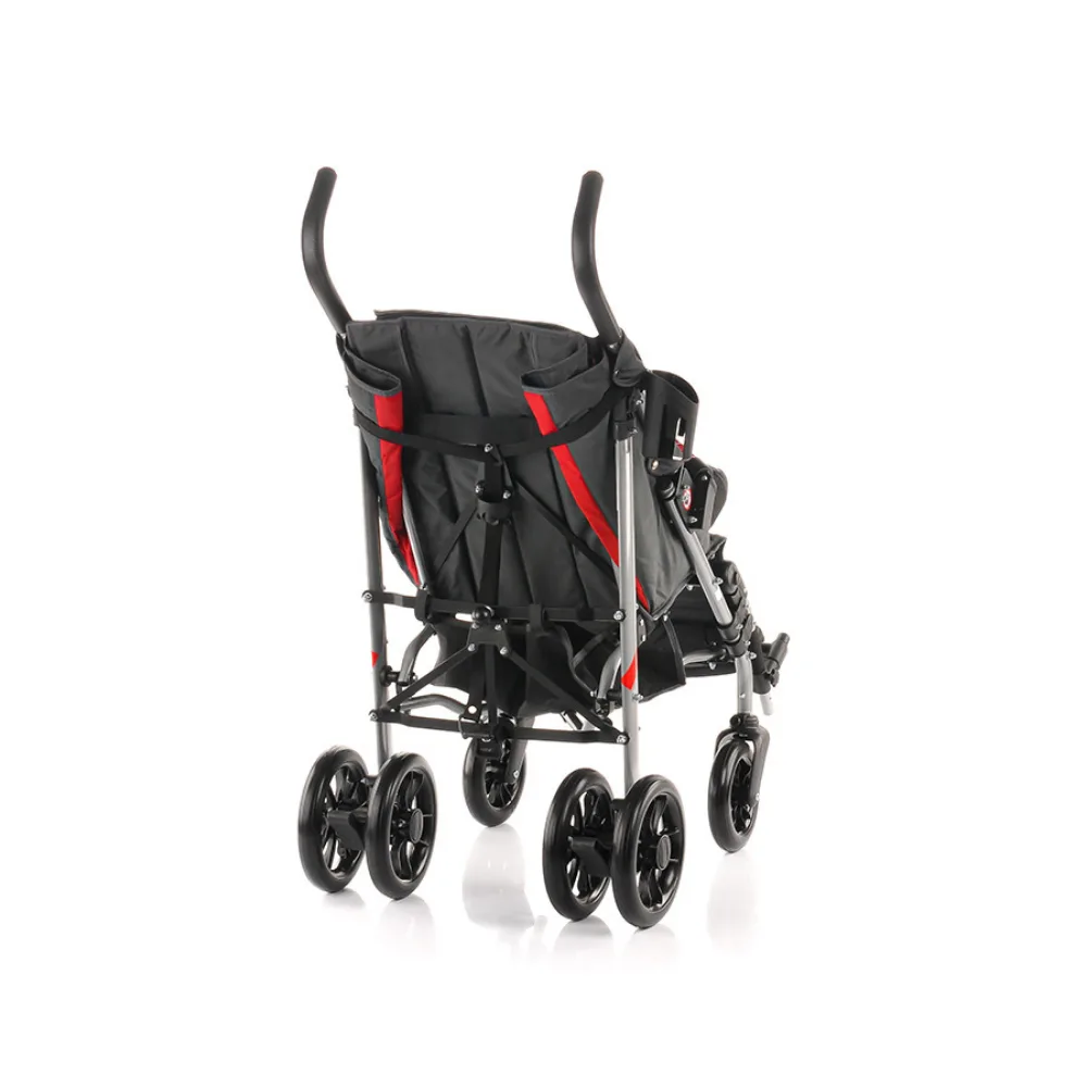 Vitea Care Umbrella engelli çocuk puseti kademesiz sırt açısı ayarlanabilir ayak platformu her 2.5 cm büyüme