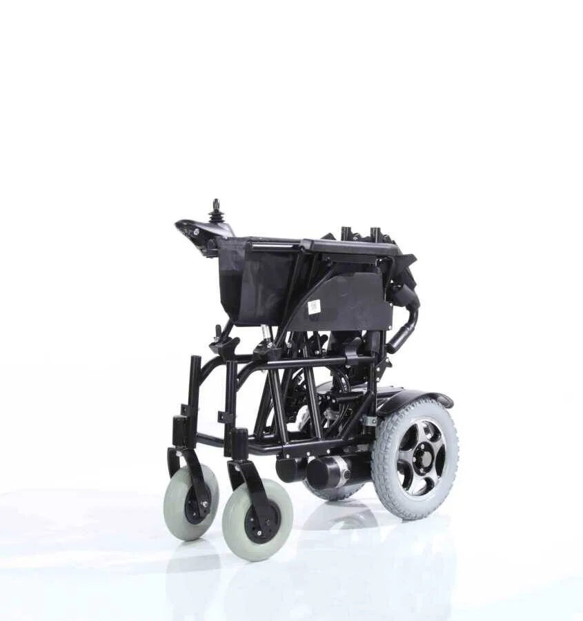 Swemo P200 joystick kontrolü 5 kademeli hız ayarı elektronik fren 120 kg Swemo marka akülü sandalye
