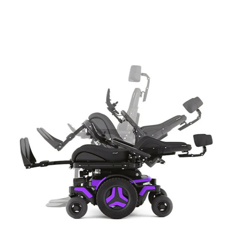 Permobil M3 Corpus ergonomik oturma sistemi premium konfor koltuk pozisyonlama akülü sandalye detay