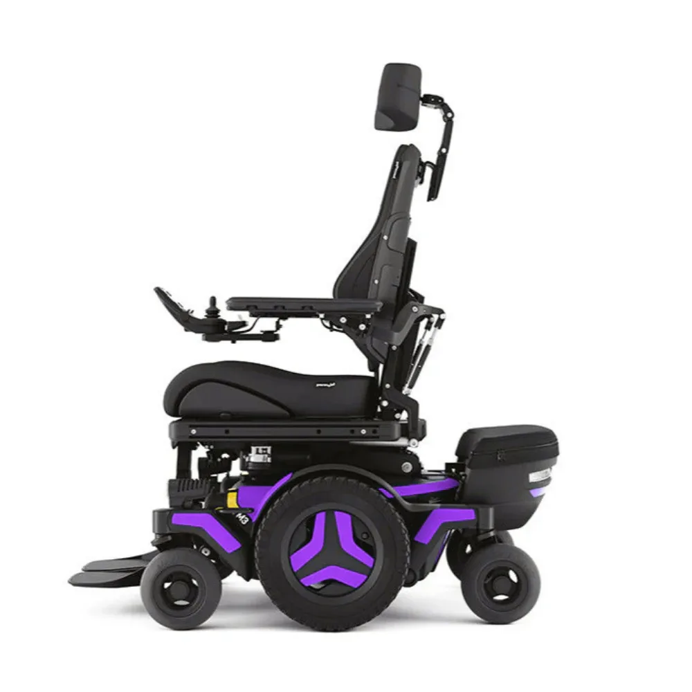 Permobil M3 Corpus joystick kontrol panel uzun menzil batarya sistem premium akülü tekerlekli sandalye