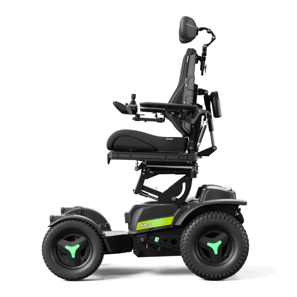 Permobil X850 Corpus uzun menzil batarya arazi güzergâh kapasitesi Permobil kalite standart