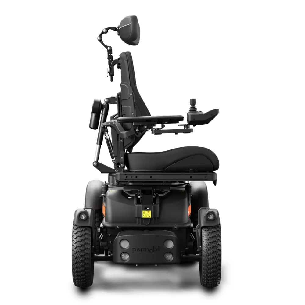 Permobil X850 Corpus dayanıklı şase arazi koşulları mekanik güç İsveç mühendislik