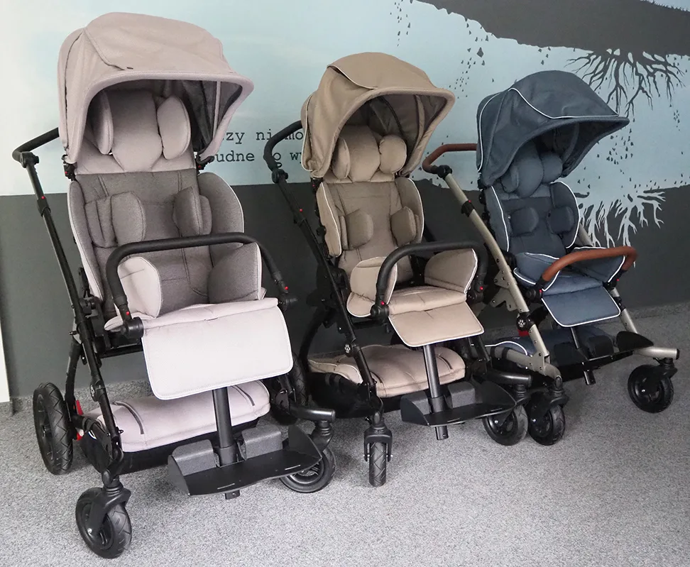 Balto Buggies engelli çocuk puseti tilt-in-space büyümeyle uyumlu alüminyum şase