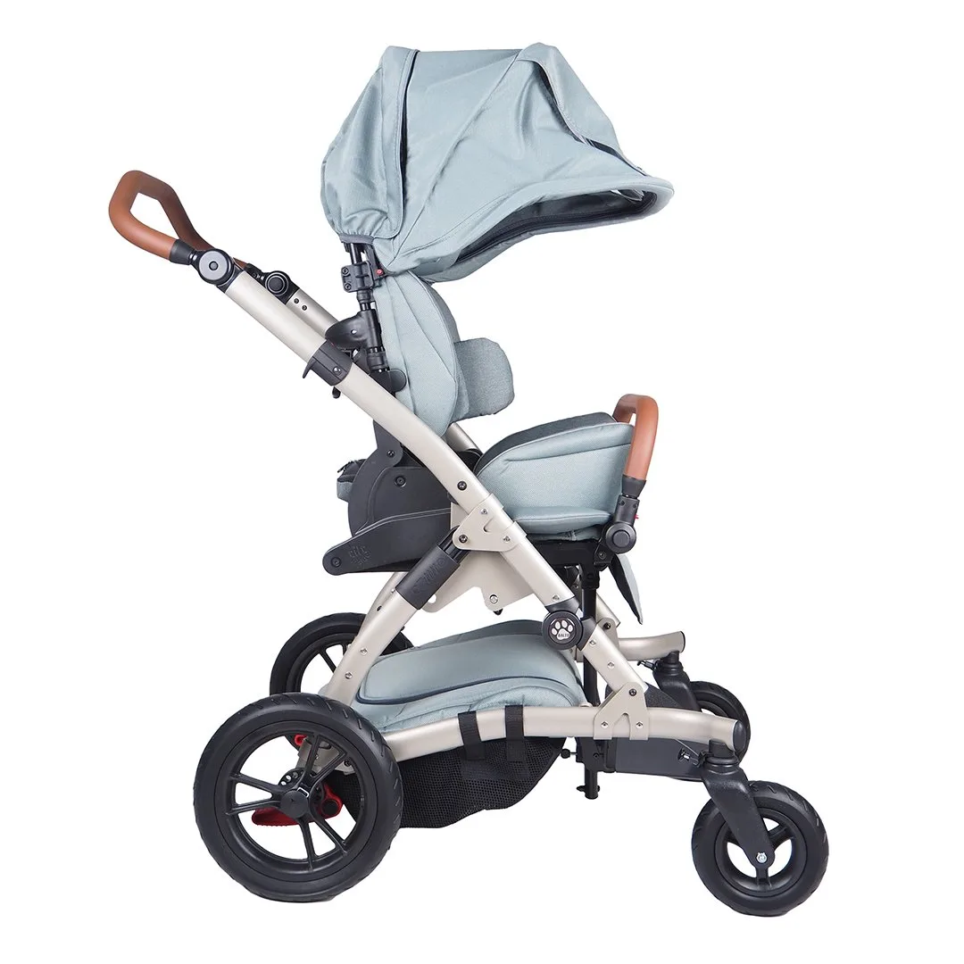 Balto Buggies ileri geri yönlü koltuk ayarlanabilir gövde desteği başlık özel gereksinim