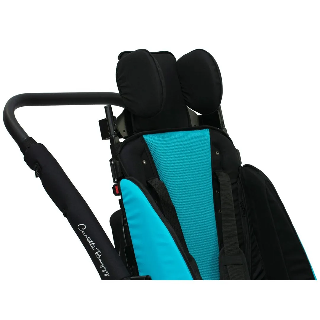 Caretta Buggy 130-160 cm genç boyutu katlanabilir kompakt çerçeve rehabilitasyon puseti