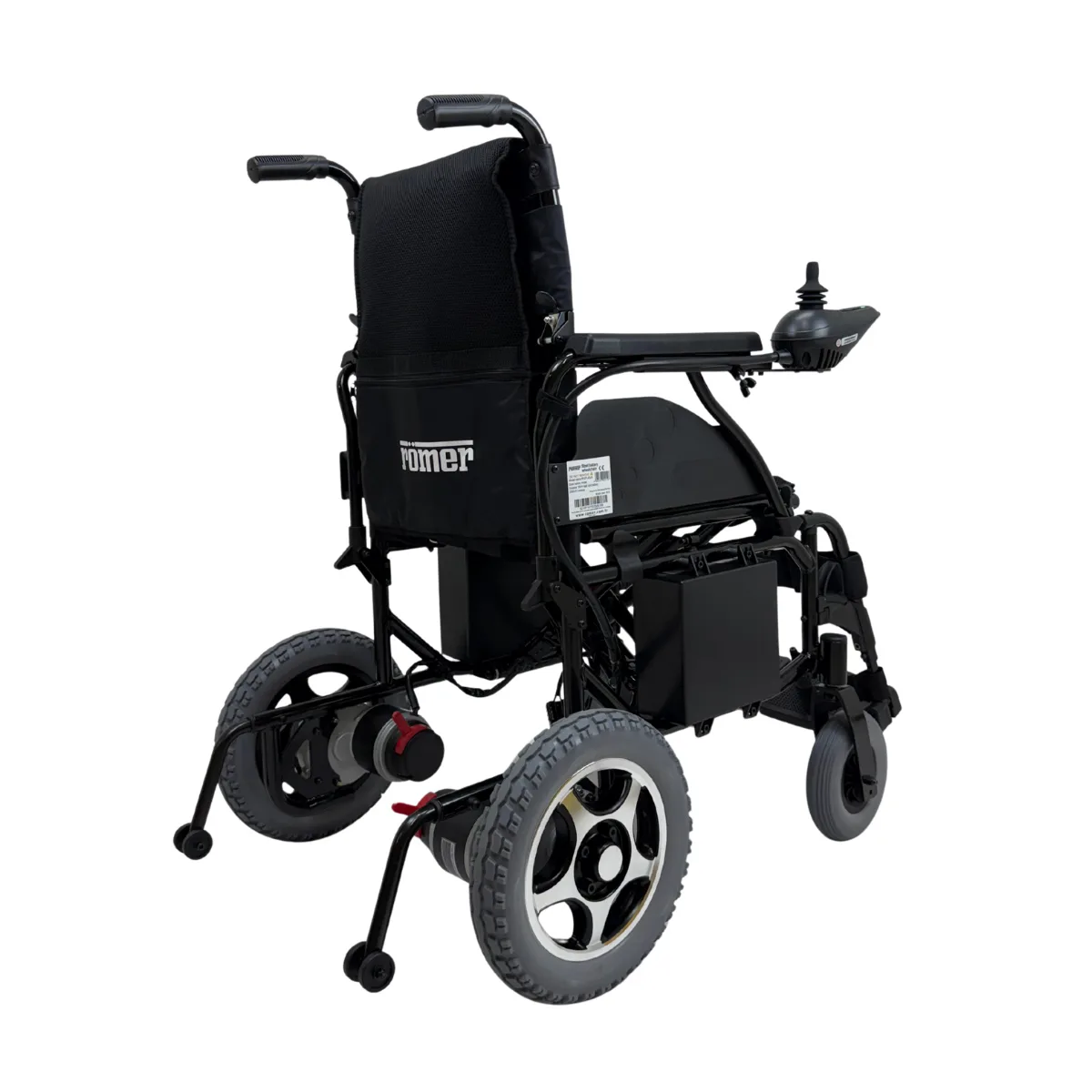 Römer R107 akü çıkarmadan katlama çelik şase dayanıklı dolgu lastik güç sandalye