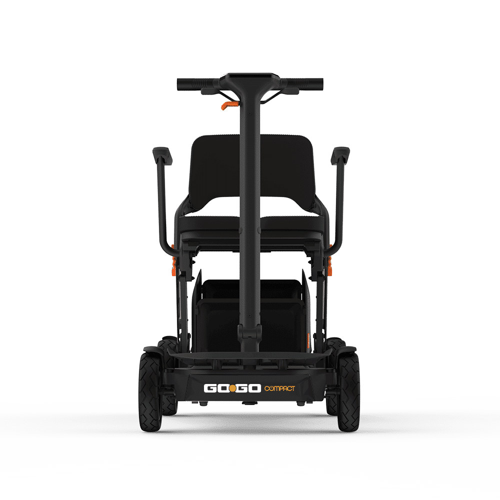 Go Go Compact Engelli Scooter Siyah — Yan Görünüm