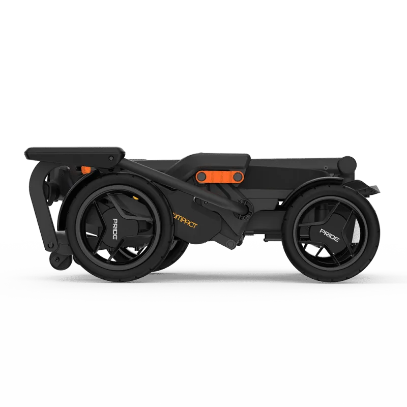 Go Go Compact Katlanabilir Engelli Scooter — Siyah / Beyaz