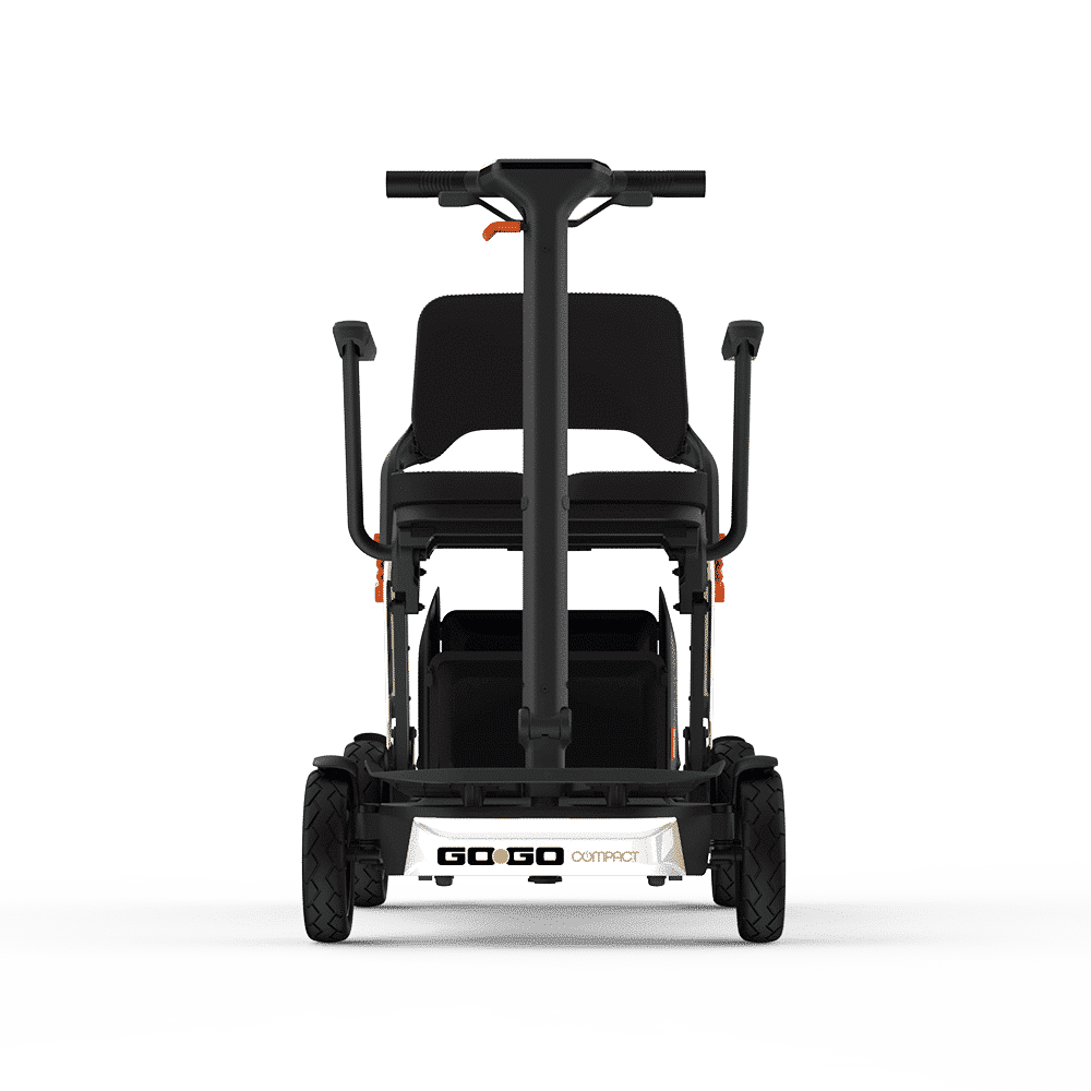Go Go Compact Engelli Scooter Beyaz — Yan Görünüm