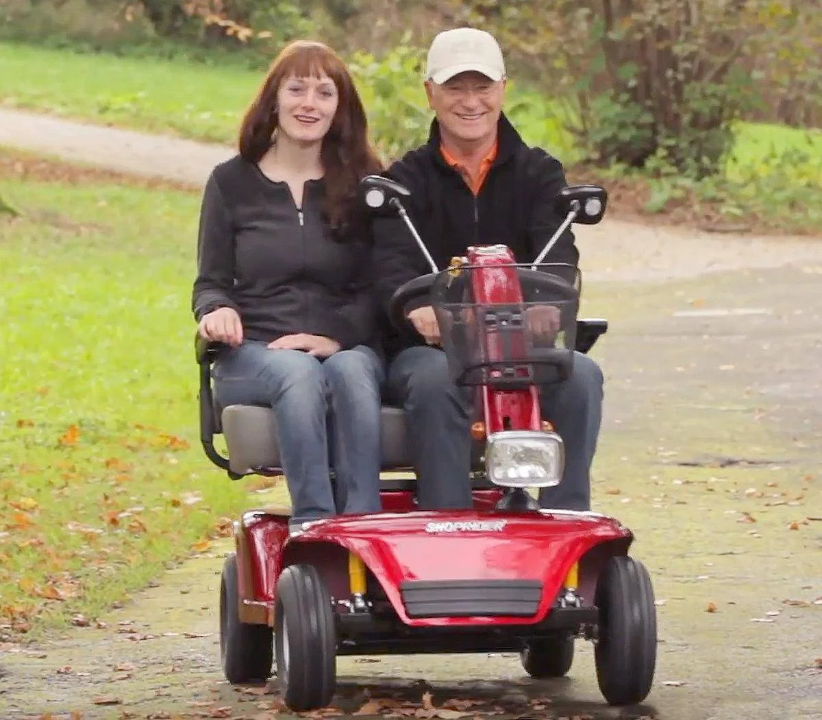 Shoprider Usedom ön tekerlek detayı