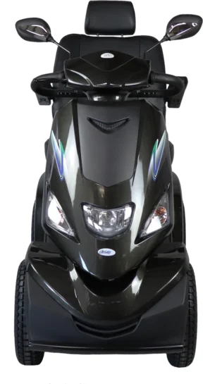 Drive Medical Bluster antrasit akülü scooter ön görünüm - Mogel