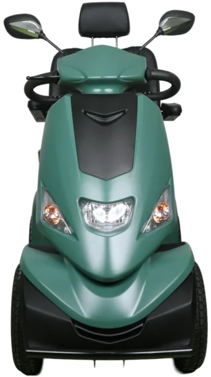 Drive Medical Bluster Lithium yeşil scooter sağ görünüm - Mogel