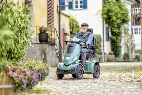 Drive Medical Bluster Lithium yeşil scooter detay - Mogel