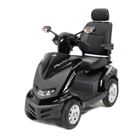 Drive Medical Royale 4 tekerlekli akülü scooter siyah detay - Mogel