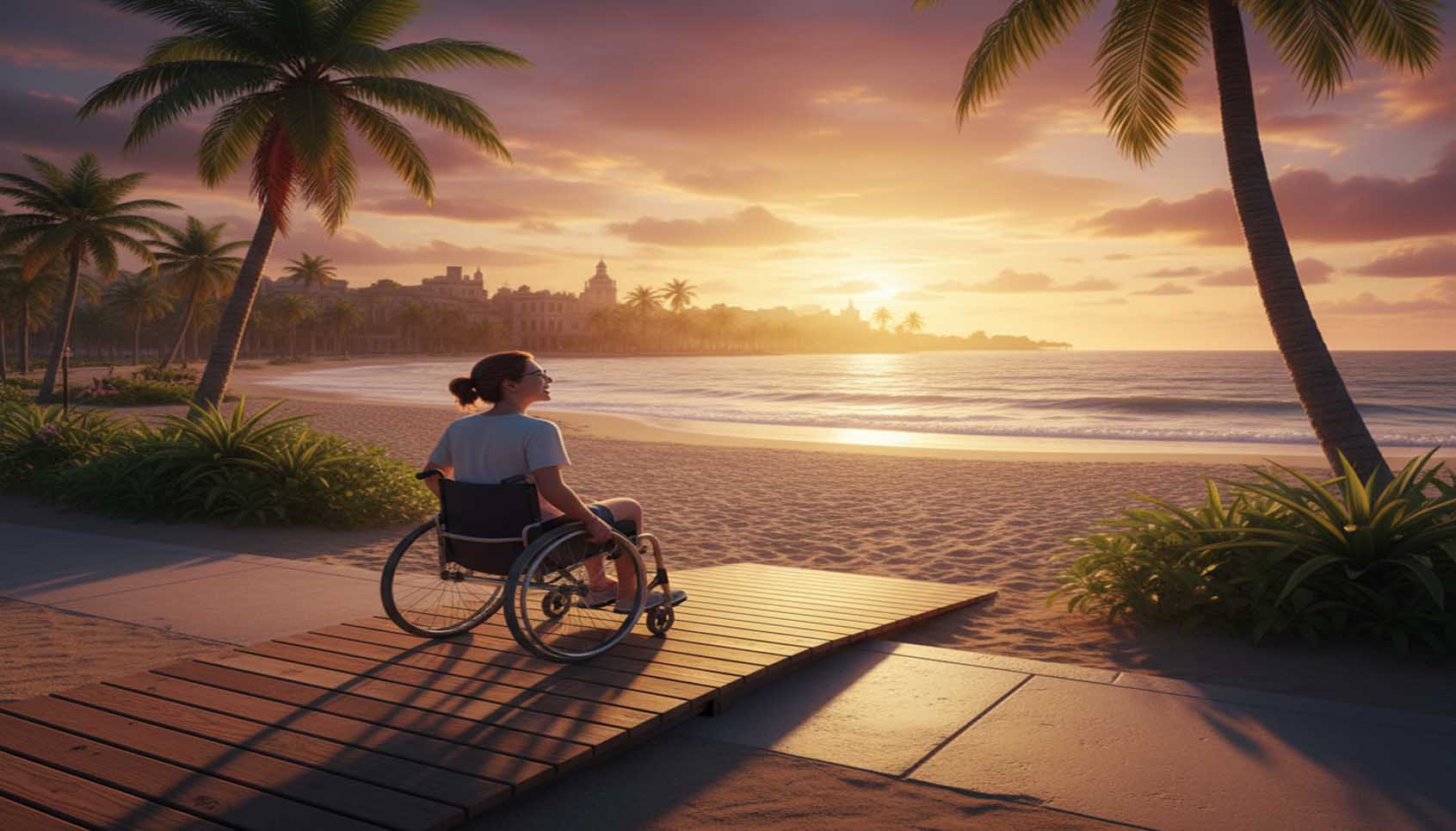 Tekerlekli sandalye ile tatil