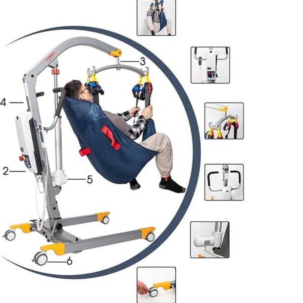 Comfort Plus DM-181 Hafif Alüminyum Engelli Transfer Lifti (2) Comfort Plus DM 181 Hafif Alüminyum Engelli Transfer Lifti (2)