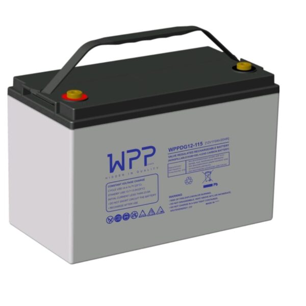 WPPDG12-115 (12V 115A) Akülü Tekerlekli Sandalye Aküsü