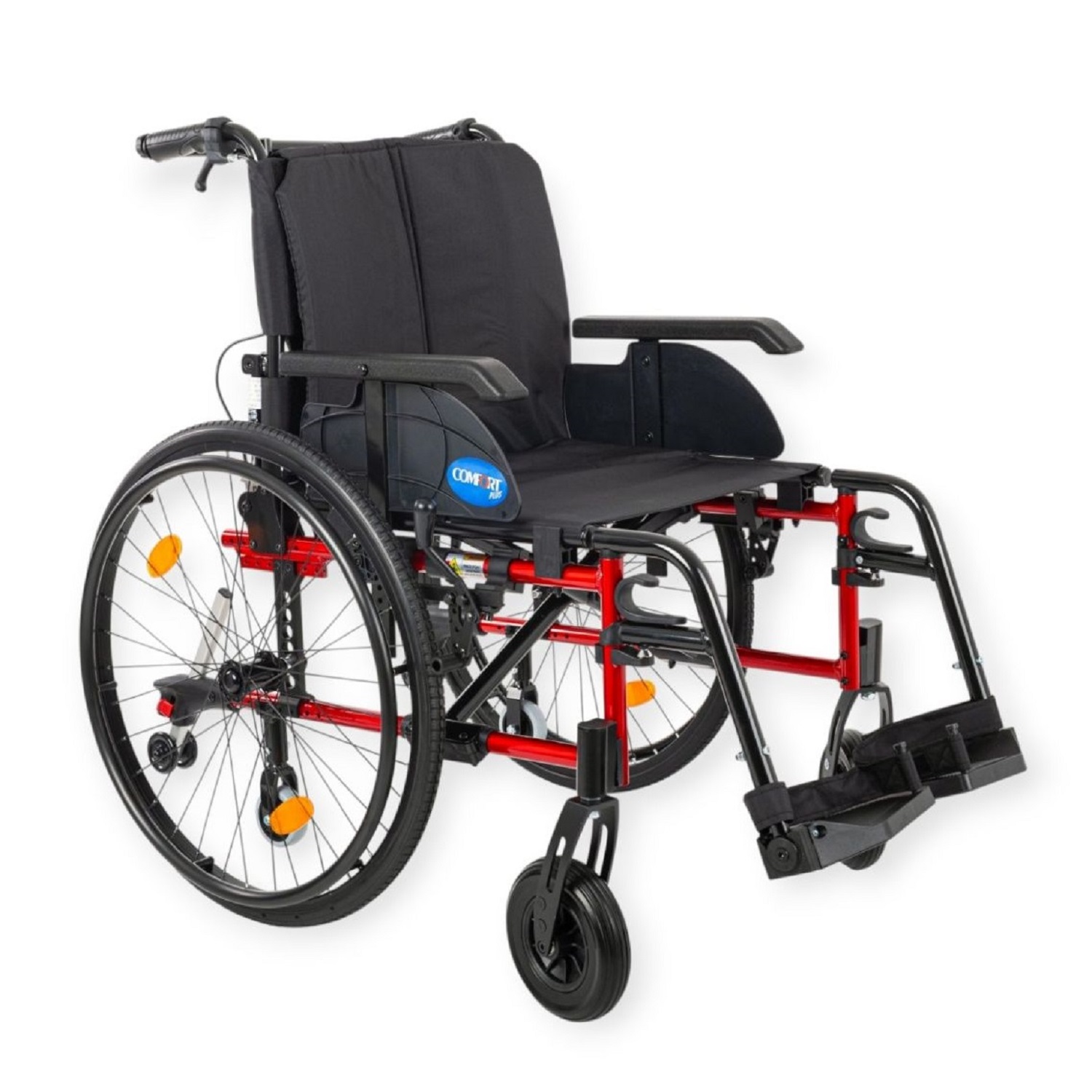 Comfort Plus Recline 45cm (AL 001JL) Sırt Yatar Tekerlekli Sandalye Görsel 5