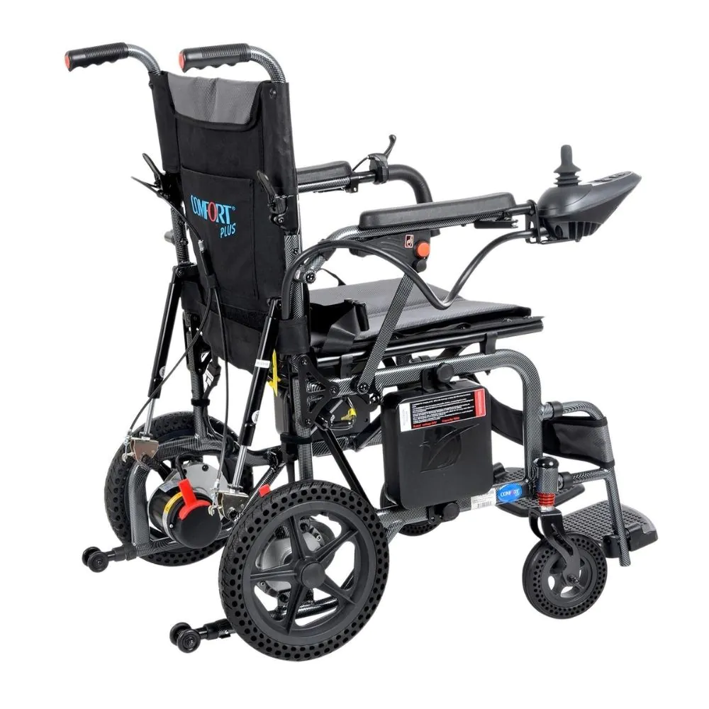 Comfort Plus DY01102 Sırt Yatar Portatif Lityum Pilli (Akülü) Tekerlekli Sandalye Baş Destekli - Görsel 3