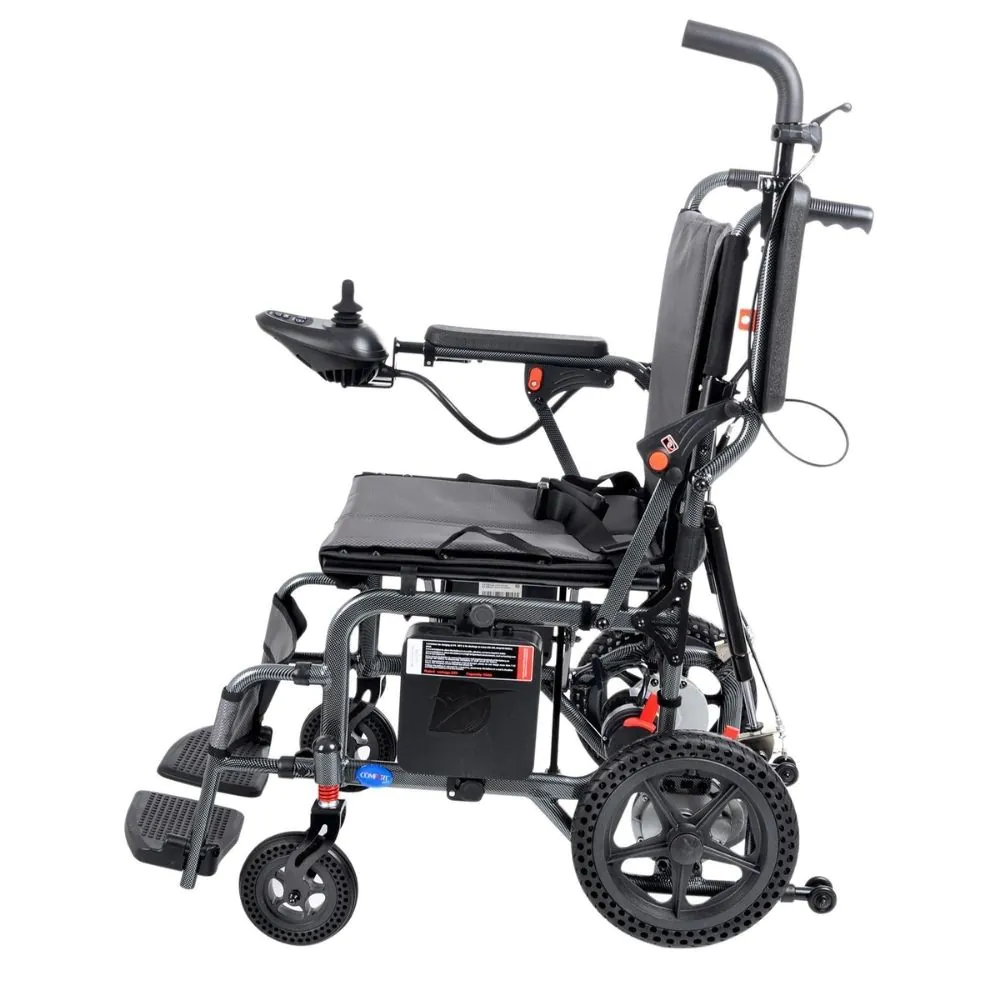 Comfort Plus DY01102 Sırt Yatar Portatif Lityum Pilli (Akülü) Tekerlekli Sandalye Baş Destekli - Görsel 4