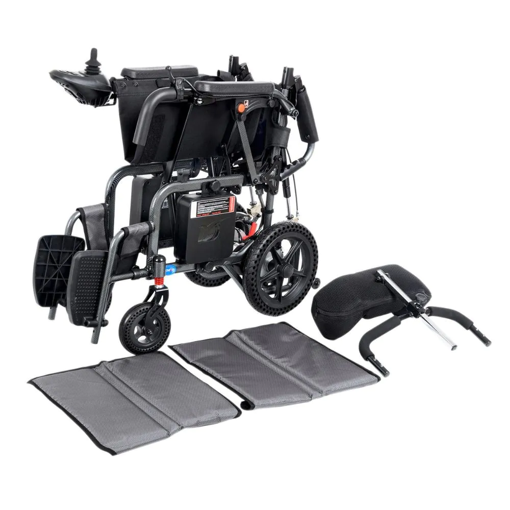 Comfort Plus DY01102 Sırt Yatar Portatif Lityum Pilli (Akülü) Tekerlekli Sandalye Baş Destekli - Görsel 6