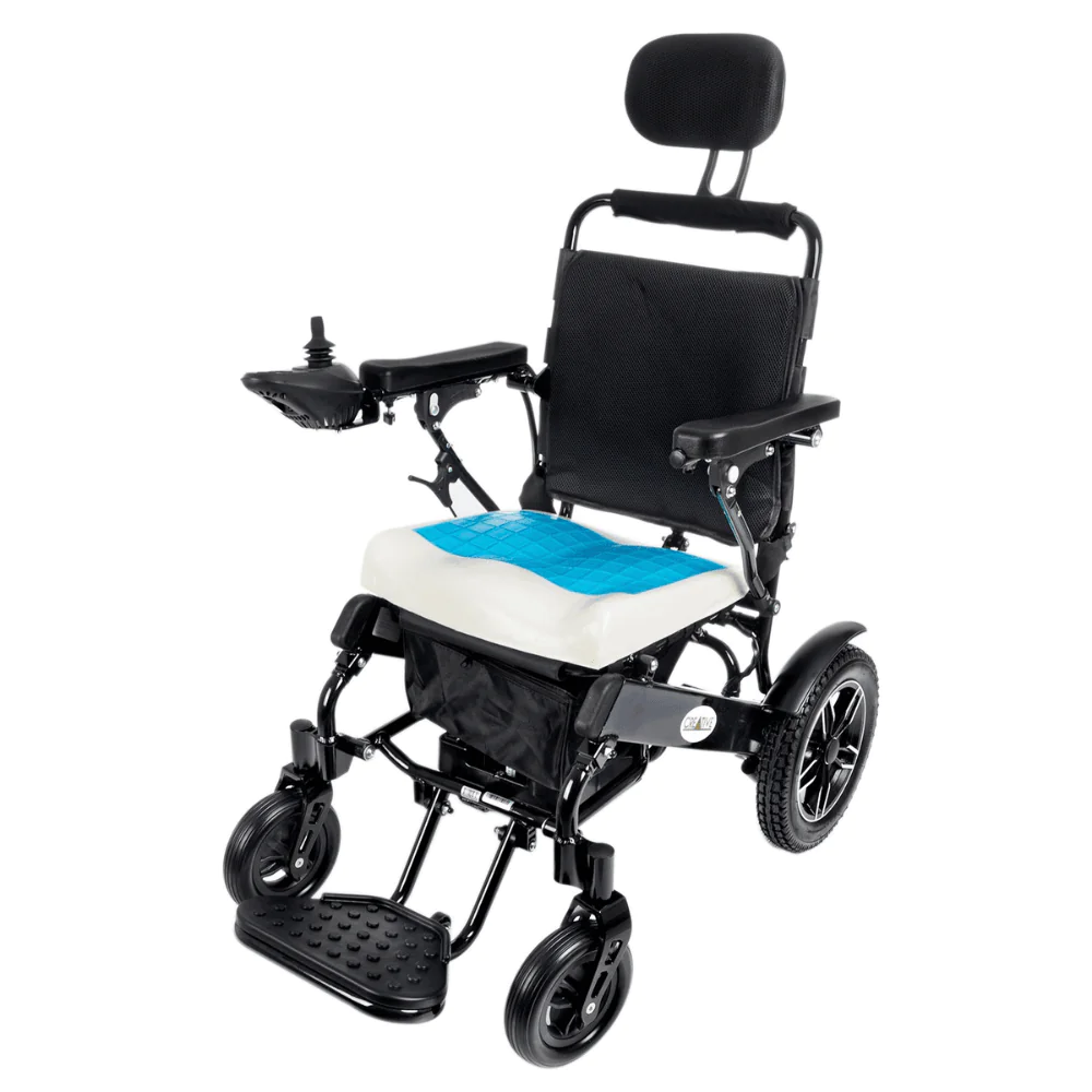 Creative CR-6012 Lüx  Sırt Yatar Katlanabilir Akülü Tekerlekli Sandalye - Görsel 3