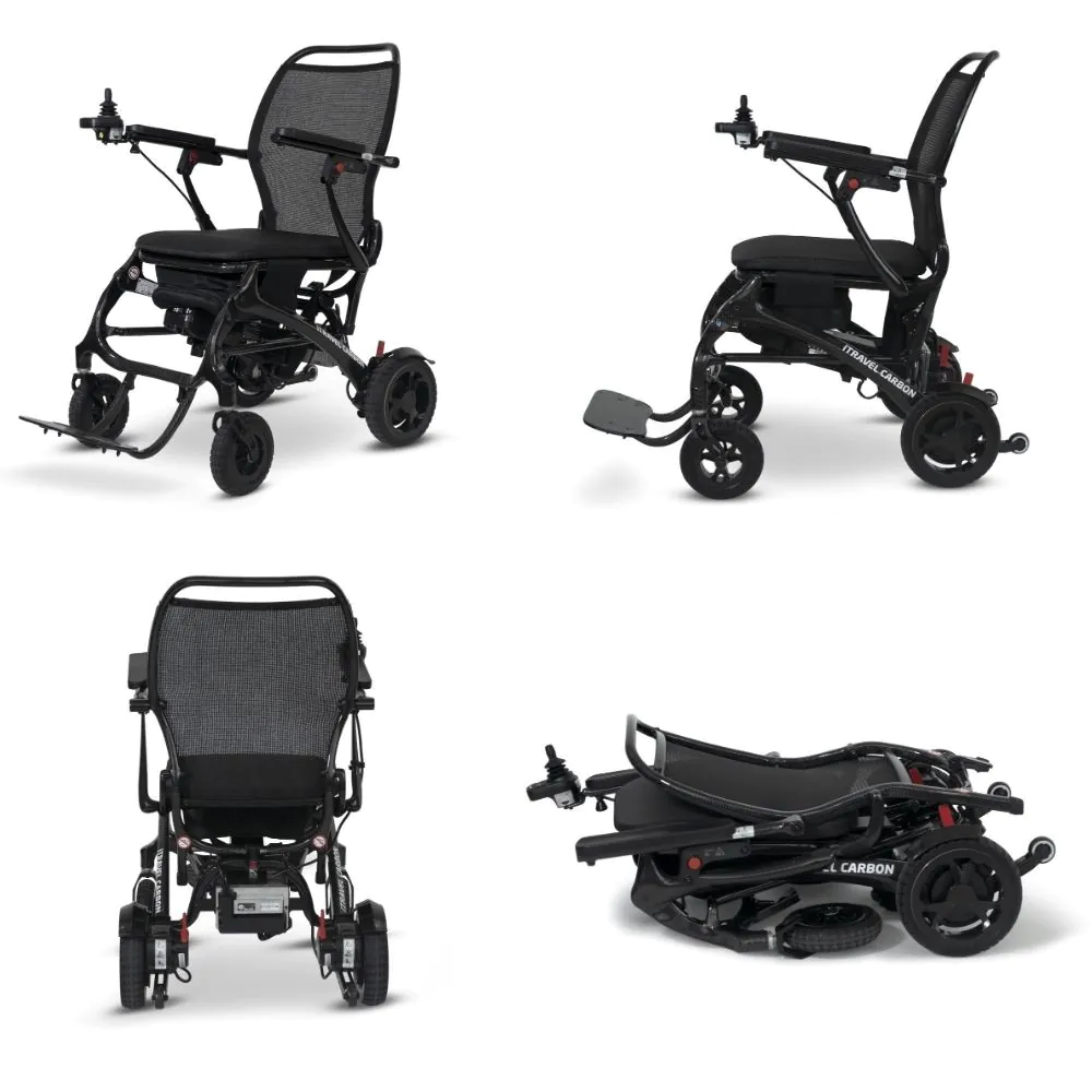 iTRAVEL CARBON W5905  Hafif Elektrikli Tekerlekli Sandalye - Görsel 5