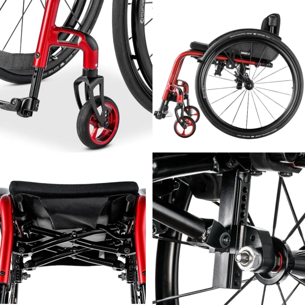 Meyra NANO X 1.156 Aktif Adaptif Tekerlekli Sandalye - Görsel 3