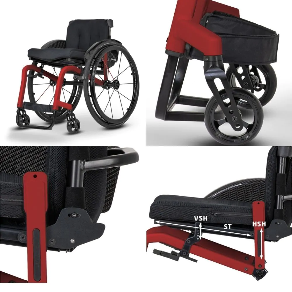 Meyra FEMTO R 1.180 Adaptif Aktif Tekerlekli Sandalye - Görsel 2