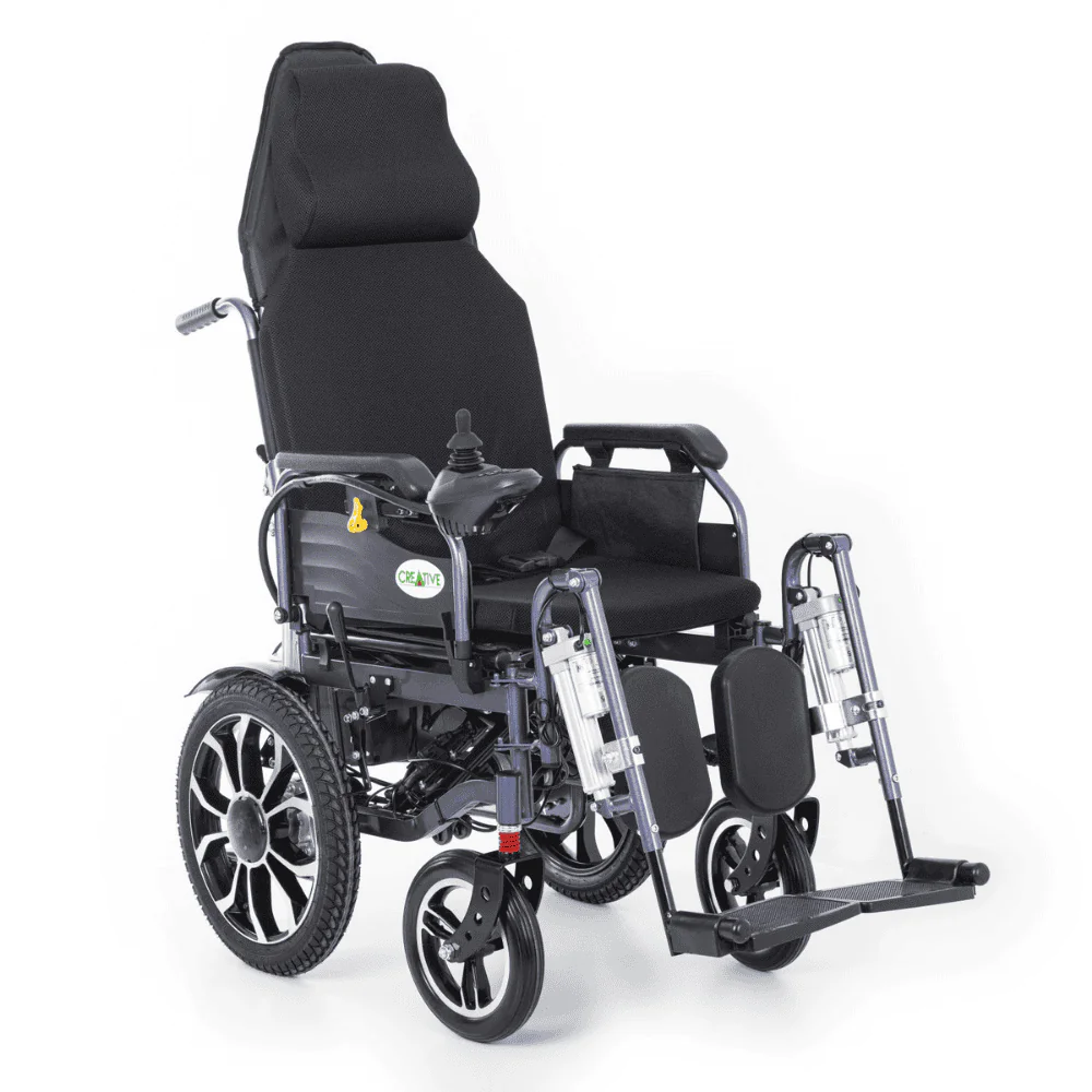 Creative CR-8012 Akülü Sandalye Özellikli Motorlu Sırt Yatar ve Ayak Kalkar - Görsel 3
