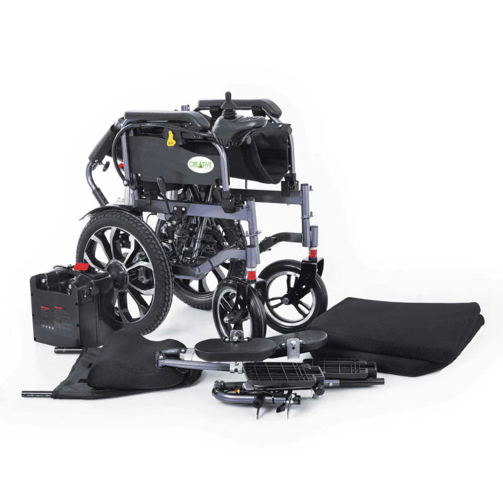 Creative CR-8012 Akülü Sandalye Özellikli Motorlu Sırt Yatar ve Ayak Kalkar - Görsel 7