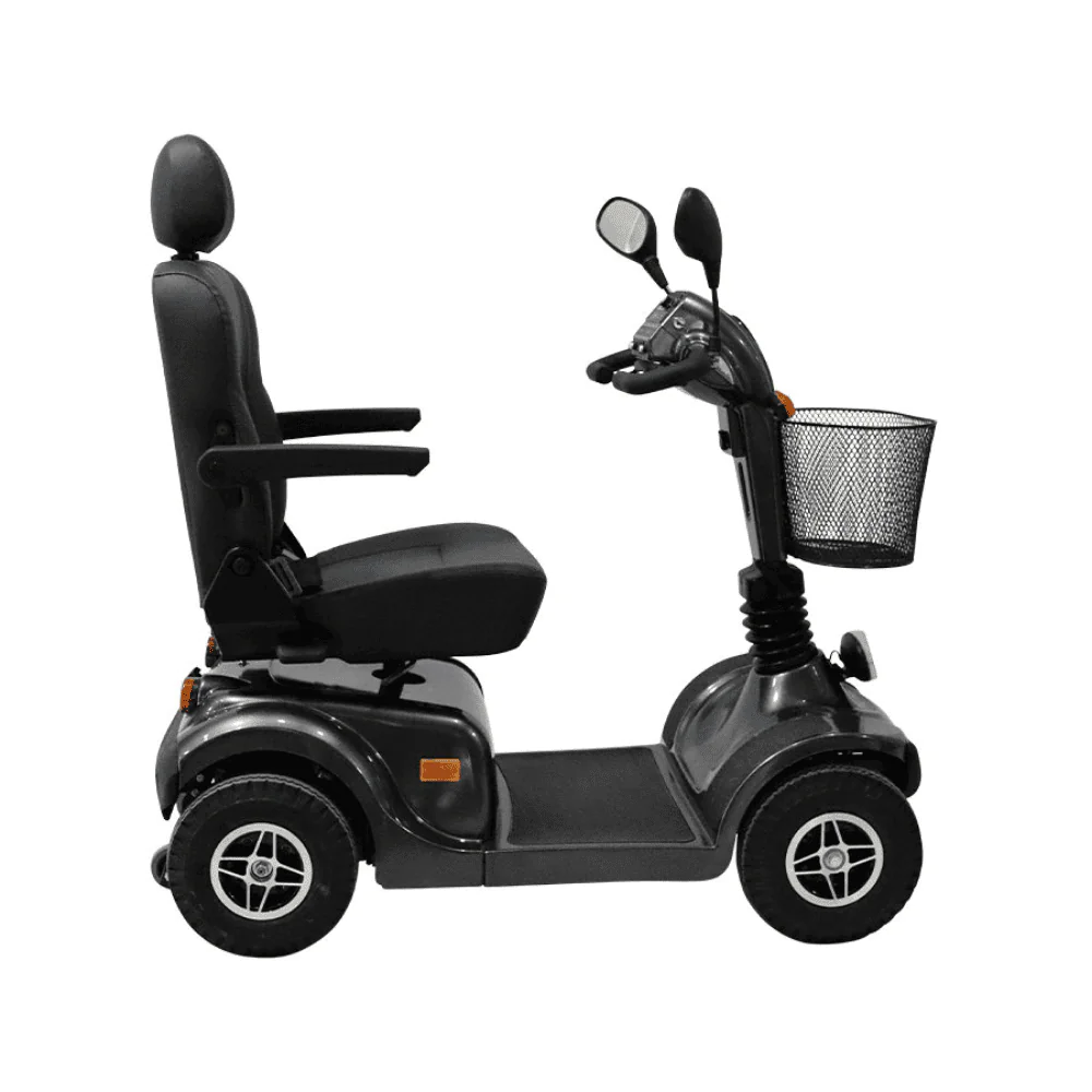 Scuba S350 Engelli Scooter Gri/Kırmızı - Görsel 5