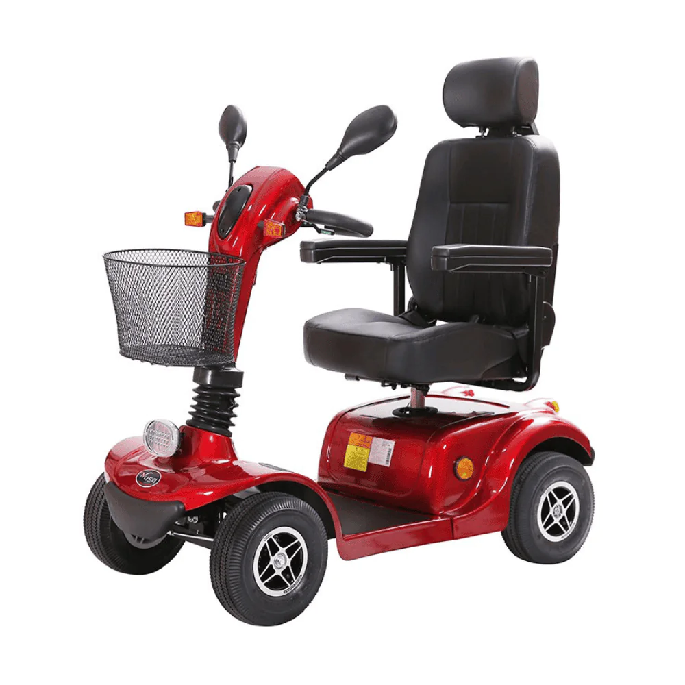 Scuba S350 Engelli Scooter Gri/Kırmızı - Görsel 6