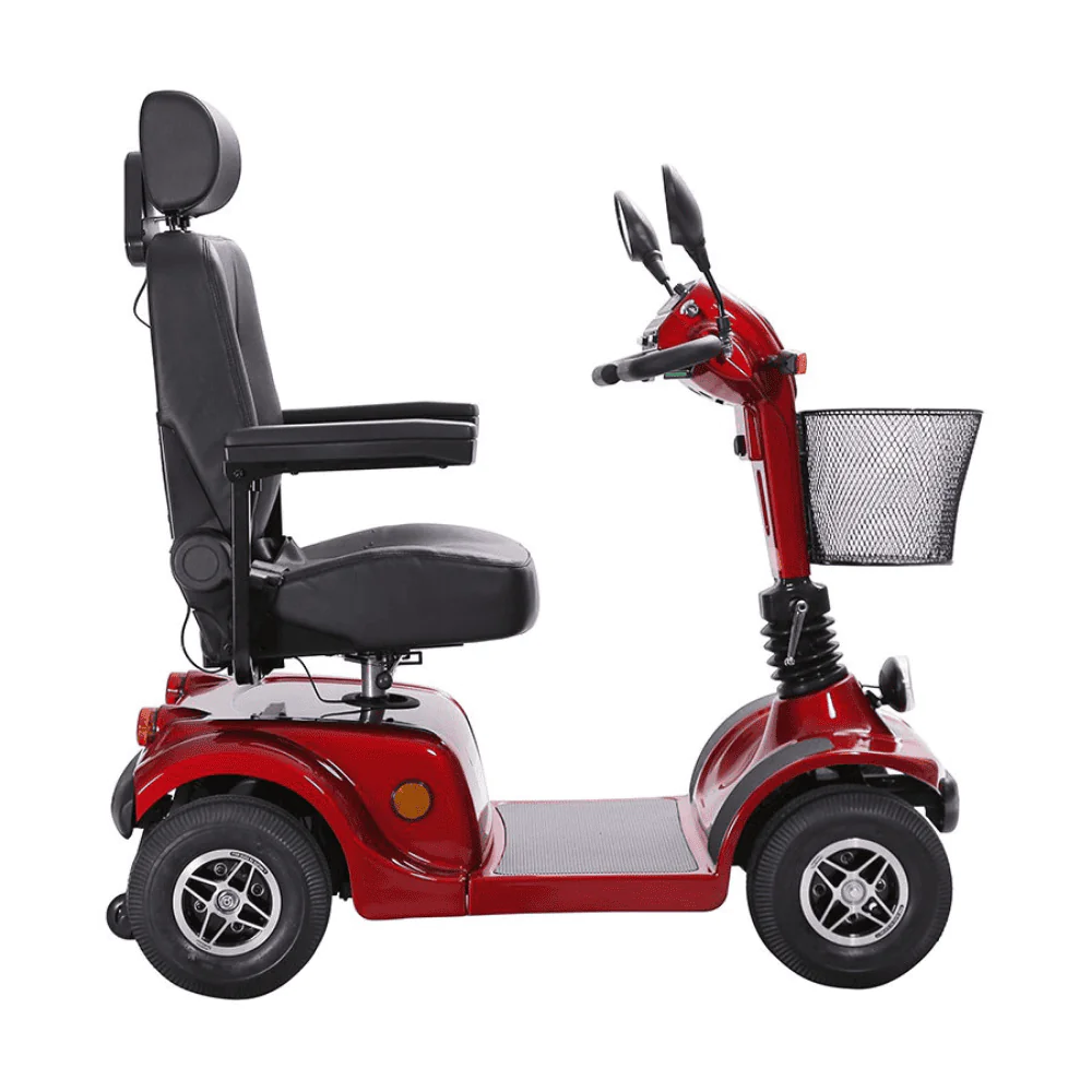 Scuba S350 Engelli Scooter Gri/Kırmızı - Görsel 7