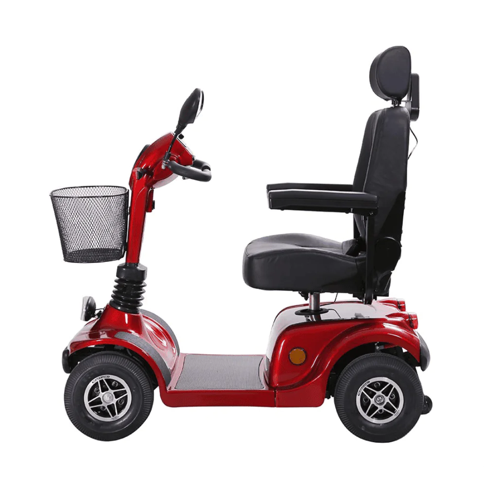 Scuba S350 Engelli Scooter Gri/Kırmızı - Görsel 3