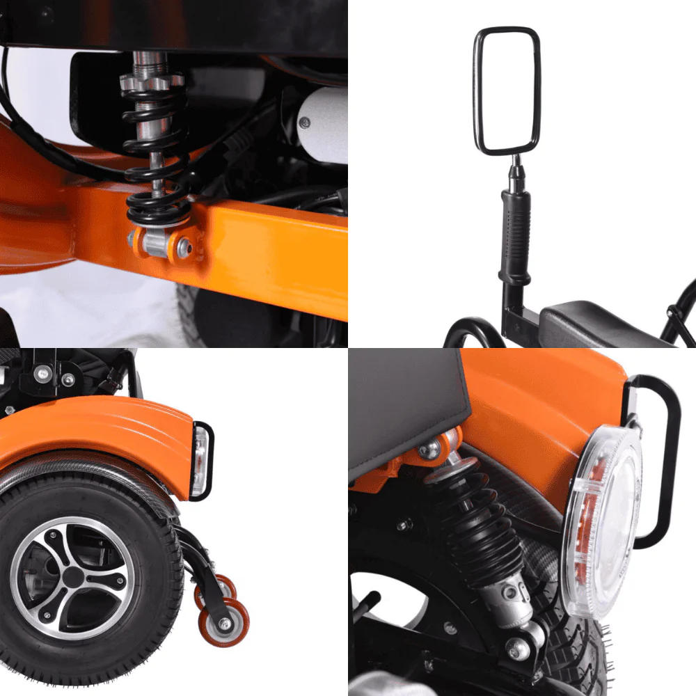 Scuba S250 Akülü Tekerlekli Sandalye - Görsel 5