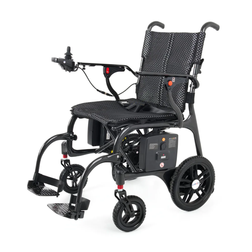 Comfort Plus DY01107 Karbon Fiber Hafif Katlanabilir Akulu Tekerlekli Sandalye Yedek Bataryali 2