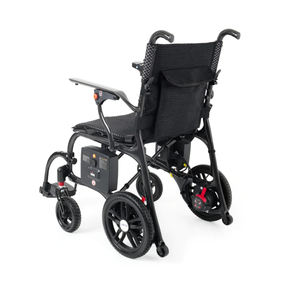 Comfort Plus DY01107 Karbon Fiber Hafif Katlanabilir Akulu Tekerlekli Sandalye Yedek Bataryali 4