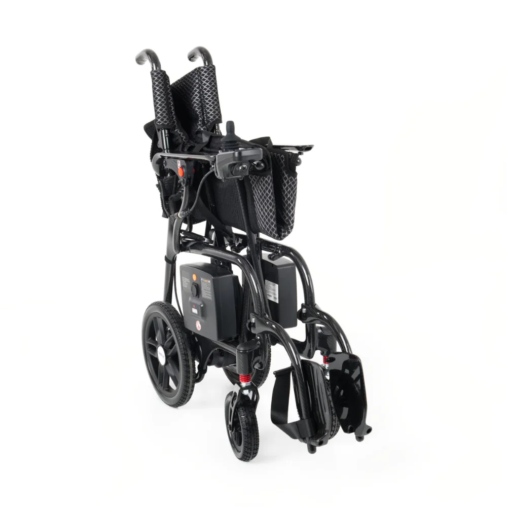 Comfort Plus DY01107 Karbon Fiber Hafif Katlanabilir Akulu Tekerlekli Sandalye Yedek Bataryali 5