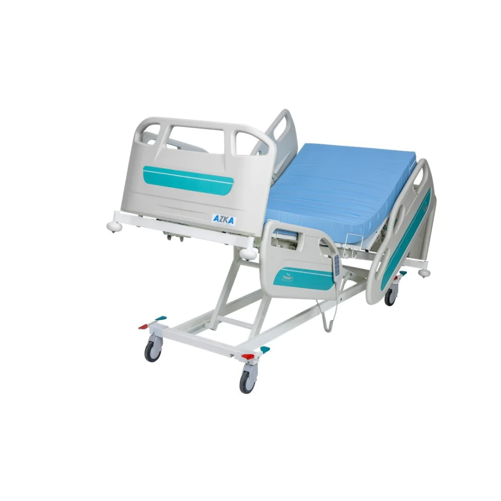 Azka 4002 4 Motorlu ABS Korkuluklu Hasta Karyolası (5)
