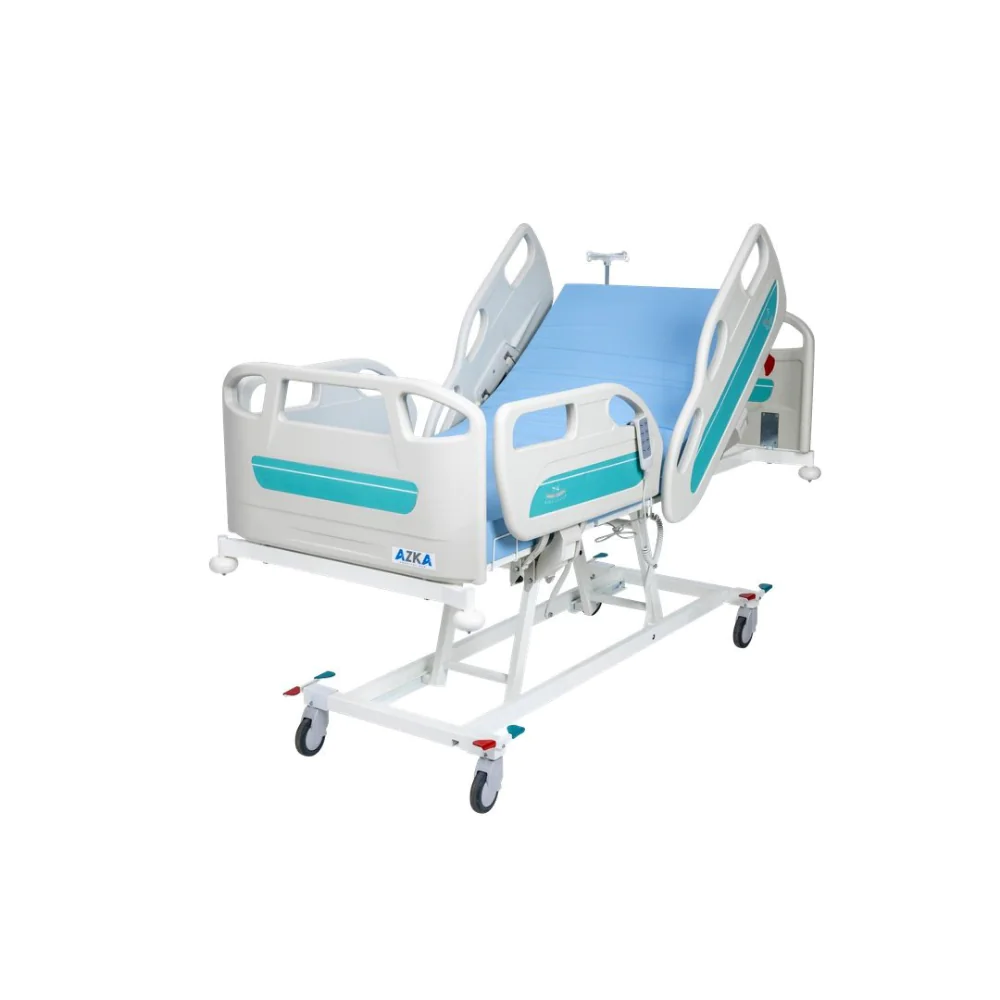 Azka 4002 4 Motorlu ABS Korkuluklu Hasta Karyolası (6)