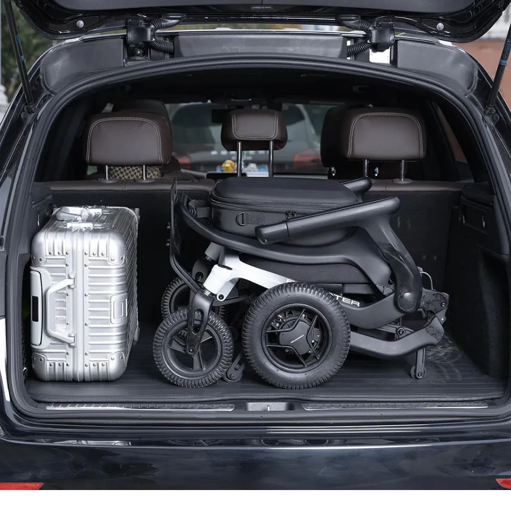 Rooboter Carbon Fiber Hafif 15 Akülü Tekerlekli Sandalye Lityum Pilli (3)