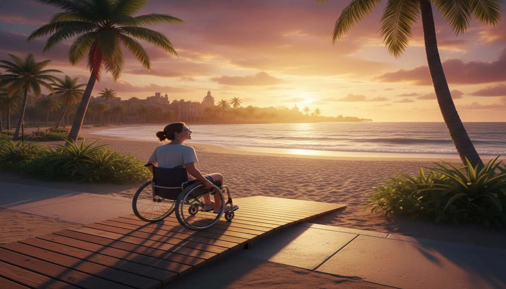 tekerlekli sandalye ile tatil