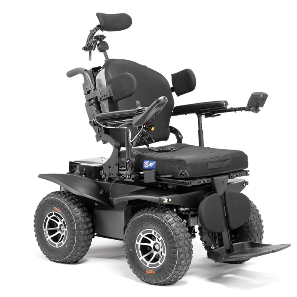 Logo Silver OUTCHAIR S Arazi Akülü Tekerlekli Sandalye 4x4