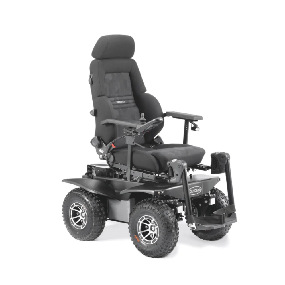 Logo Silver OUTCHAIR S Arazi Akülü Tekerlekli Sandalye 4x4 - Görsel 2