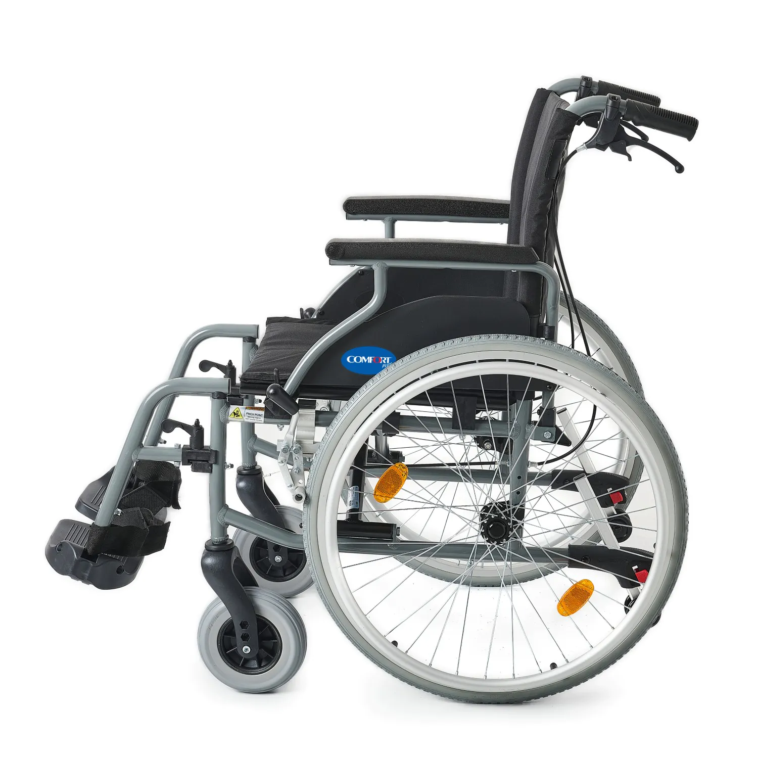 Comfort Plus DM-317 45cm Hafif Alüminyum Özellikli Tekerlekli Sandalye - Görsel 5