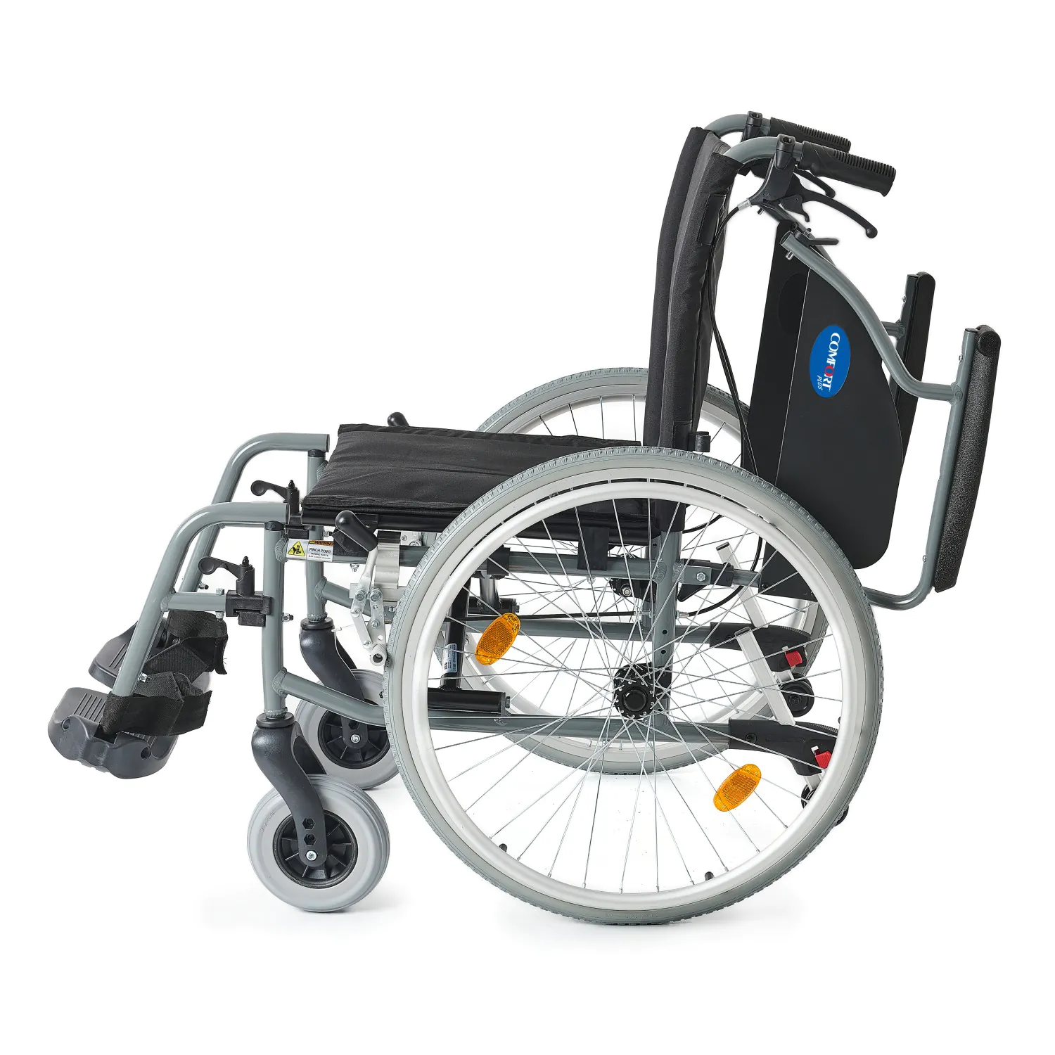 Comfort Plus DM-317 45cm Hafif Alüminyum Özellikli Tekerlekli Sandalye - Görsel 3