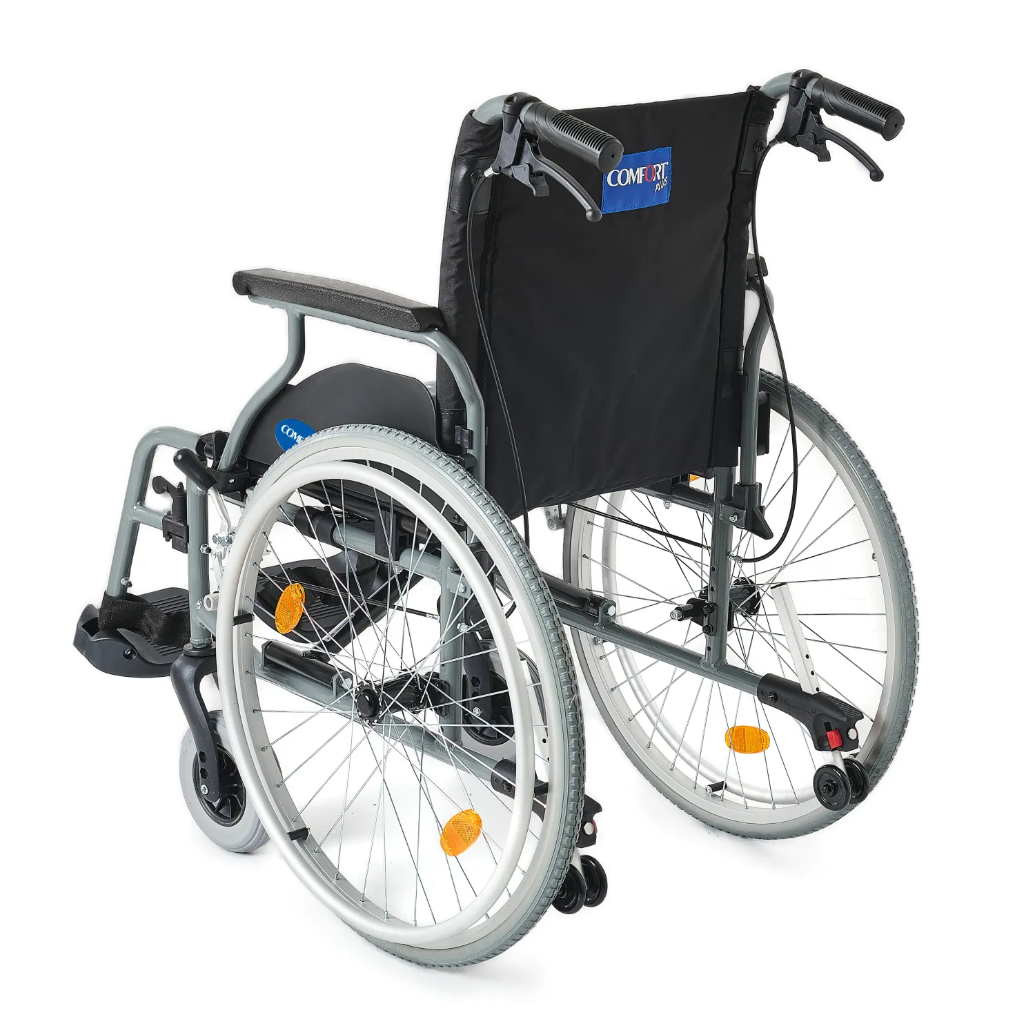 Comfort Plus DM-317 45cm Hafif Alüminyum Özellikli Tekerlekli Sandalye - Görsel 2